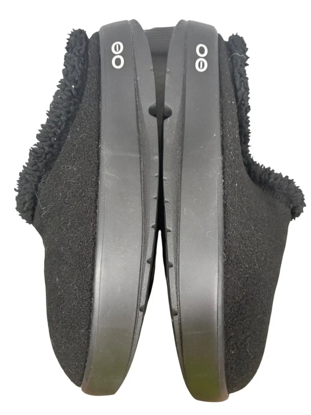 OOFOS OOcoozie Mule Mens Black Slip-On Shoes Size M8/EU 41